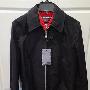 Alexander McQueen Leather Bomber Jacket